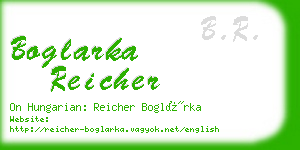 boglarka reicher business card